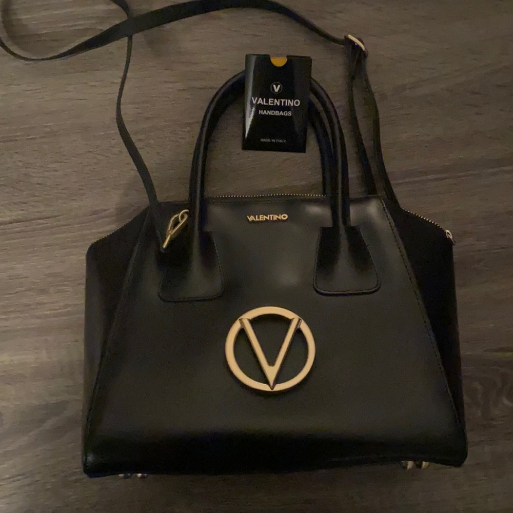 Black & Gold Valentino handbag AND/OR crossbody